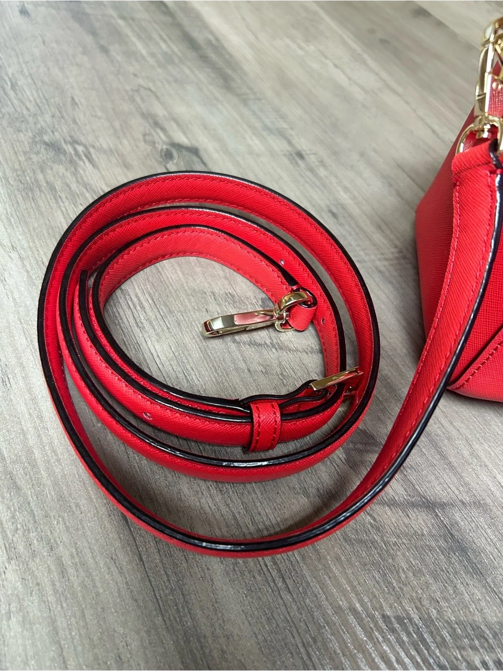 NWOT Kate Spade Cameron Street Red Leather Satchel